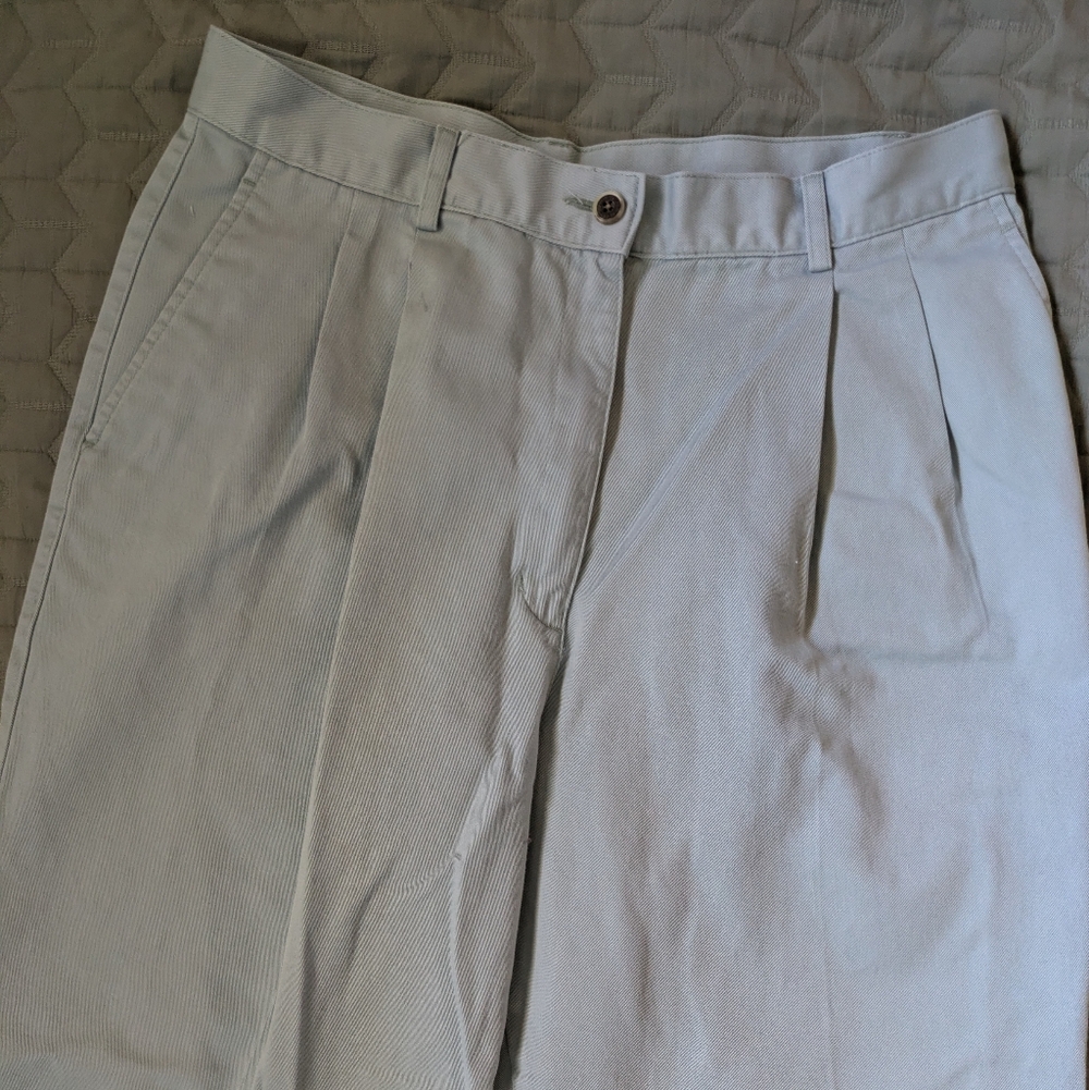 L.L. Bean Women's Light Blue Pants Size 12